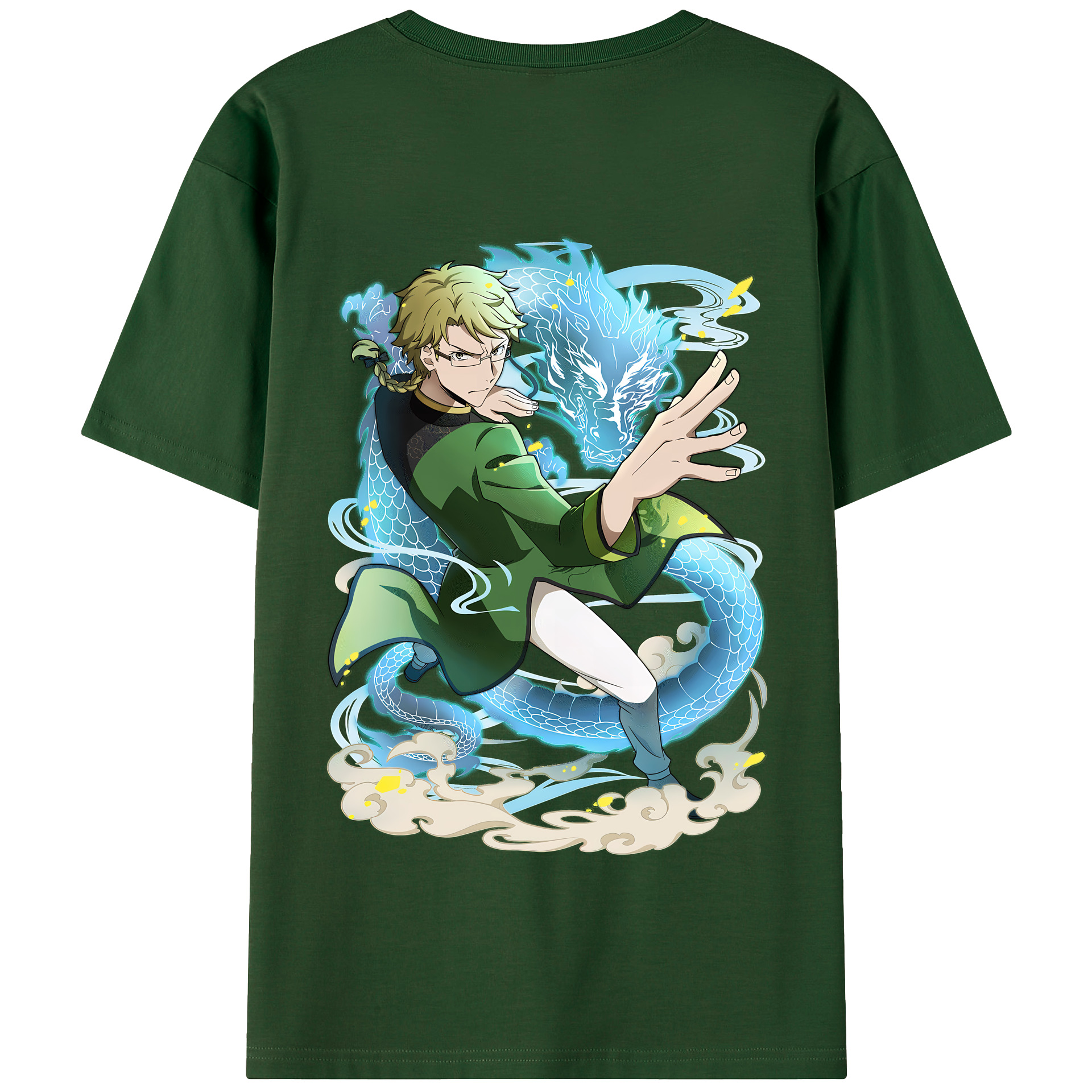 （画像用） 文豪ストレイドッグス Bungo Stray Dogs 綿100％半袖Tシャツ（背面プリント）